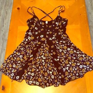 Free People X “Yuma” Swing Dress in Black